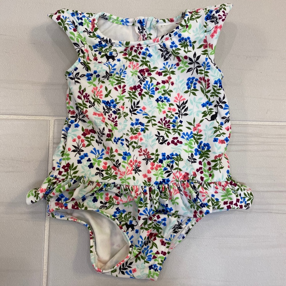 Baby Gap floral swimsuit